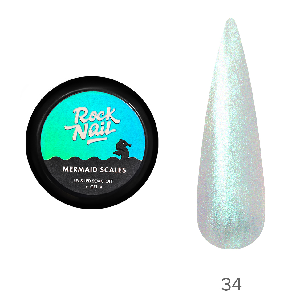 Rock Nail г/к Mermaid Scales 34